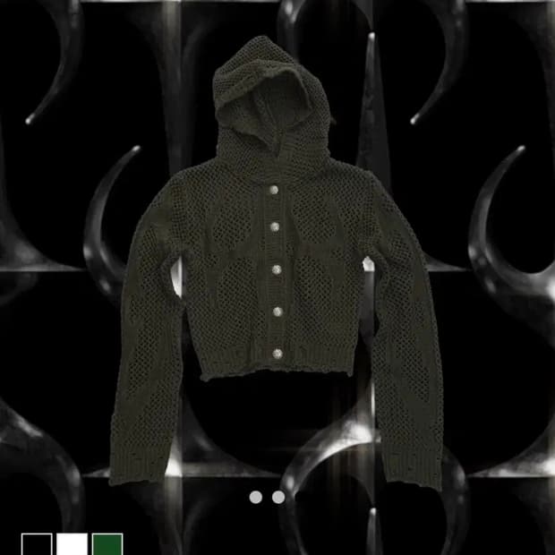 떠그클럽 네트 니트 후드 1