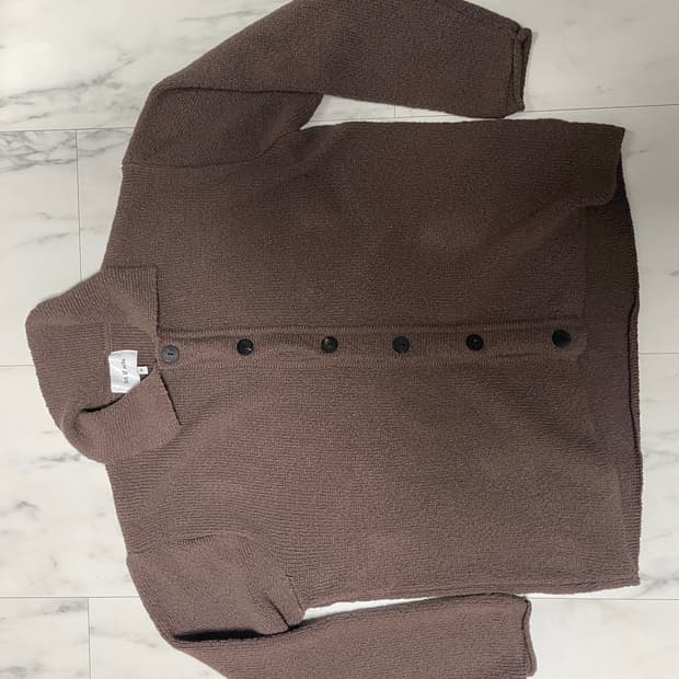 아트 이프 액트 라운드넥 모헤어 가디건