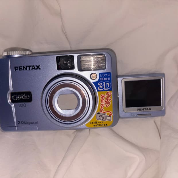(블루색상🩵) 펜탁스 옵티오 230 디지털 카메라