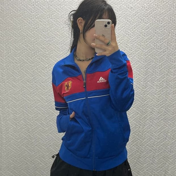 아디다스 재팬 JFA 트랙탑 집업 져지 M C06504