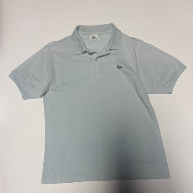 정품 라코스테 PK 폴로 반팔 카라 티셔츠 M ~ L 스카이블루