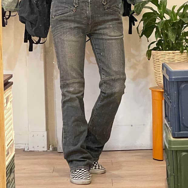 랄프로렌 웨스턴 바이크디테일 청바지