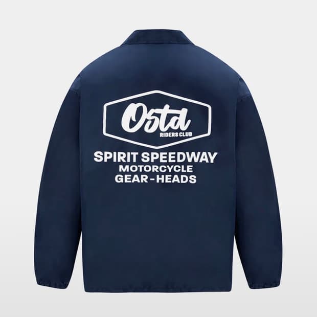 아웃스탠딩 OSTD MOTORS 코치자켓(블랙/네이비)