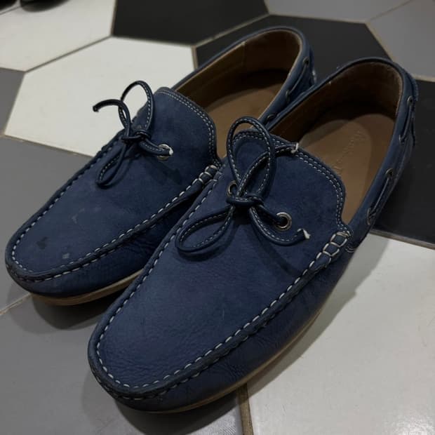 Bally 남성 스웨이드 보트 슈즈 42