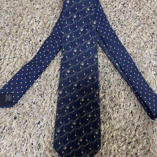 일제 베르사체 실크 100프로 넥타이