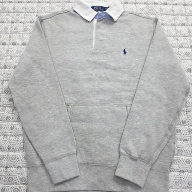 폴로 랄프로렌 럭비티 그레이 남90 여66