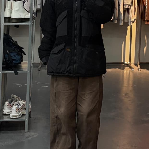 에스피오나지 플리스재킷 블랙 A3228