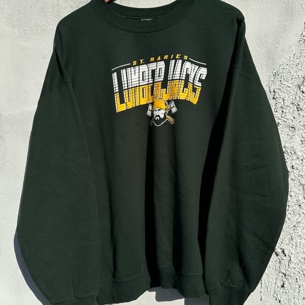 [XL] USA LUMBER JACK 다크그린 맨투맨 스웻셔츠