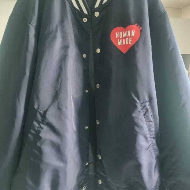 휴먼메이드 스타디움자켓 xl 네이비