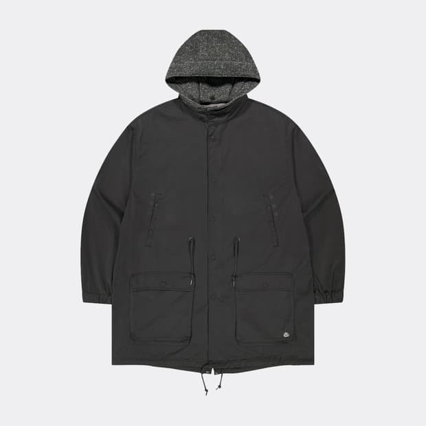 코이세이오 WASHED MILITARY JACKET - MUD CHARC
