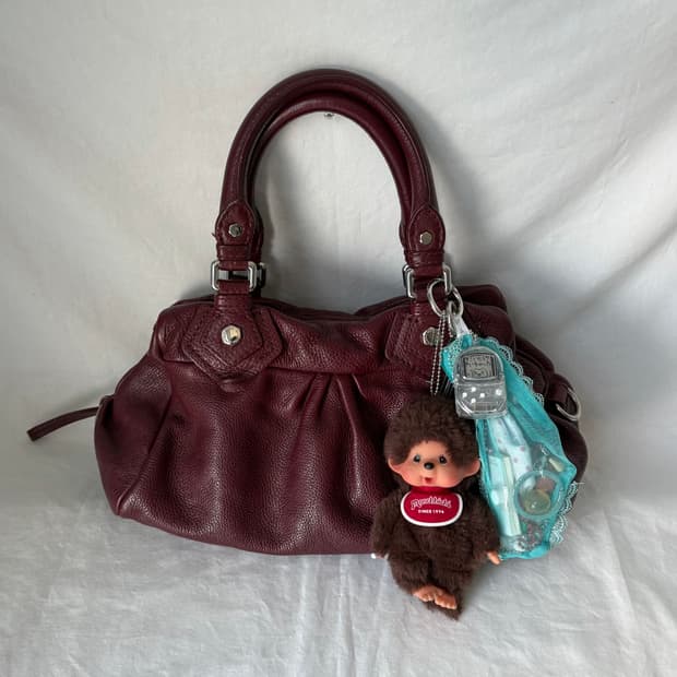 Marc jacobs cherry red shoulder bag