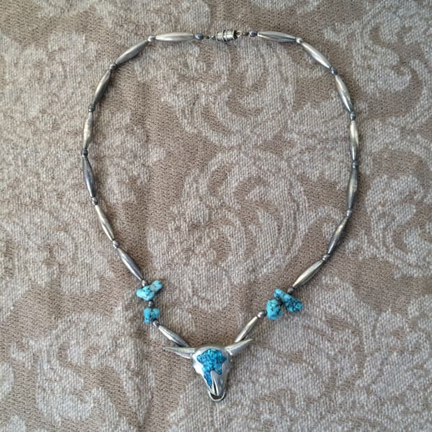 native american mood necklace