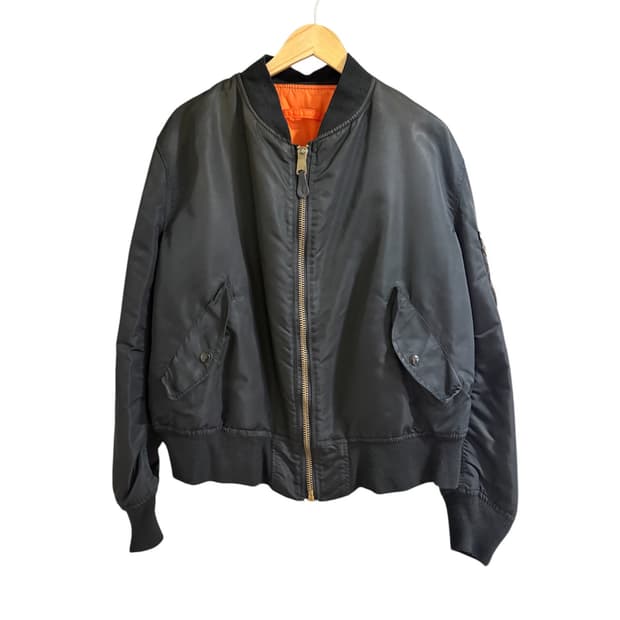 90s 알파인더스트리 ma-1 봄버 블랙