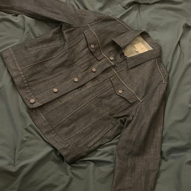 플랙 데님 자켓 051E로우  XL