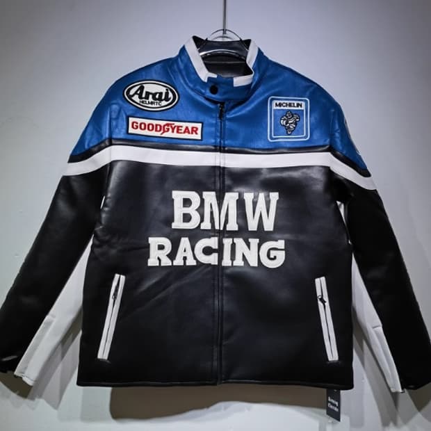 BMW 바이크 가죽자켓 래더자켓 레이싱 빈티지스타일