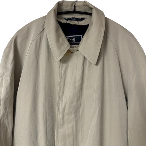 폴로 베이지 트렌치 코트