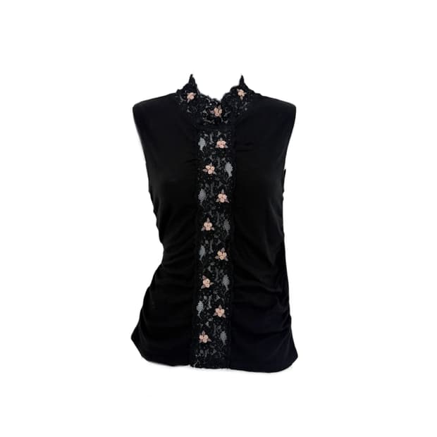 floral lace sleeveless