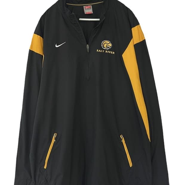 [XL] NIKE 나이키 00s 올드스쿨 팀유즈드 반집업아노락