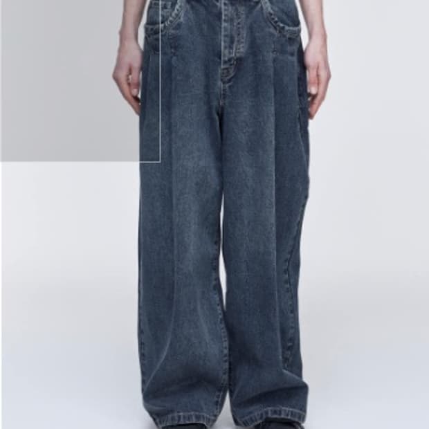 송지오 25ss 레벨볼륨데님 다크블루 76