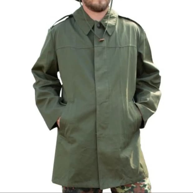 군용 구형 연합군 헝가리 필드 밀리터리 코트 자켓 48