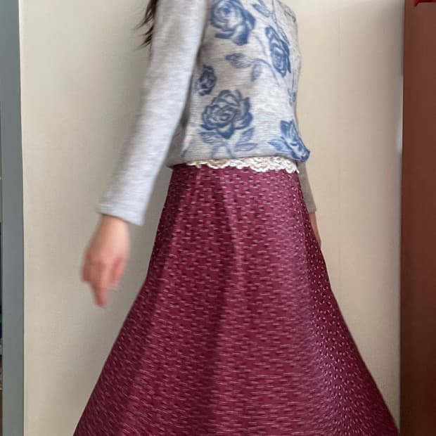 Tyrol Burgundy Skirt