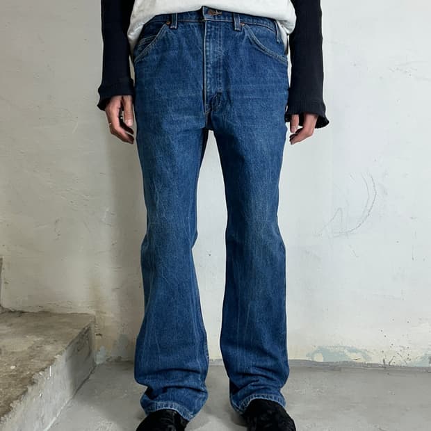 90’s USA 빈티지 리바이스 517 오렌지탭 부츠컷 리바이스 청바지