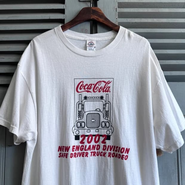 [XL]2002 코카콜라 TRUCK RODEO 프로모 티셔츠