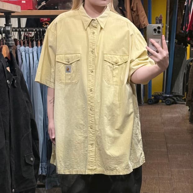 [HI] 칼하트 반팔셔츠 옐로우 