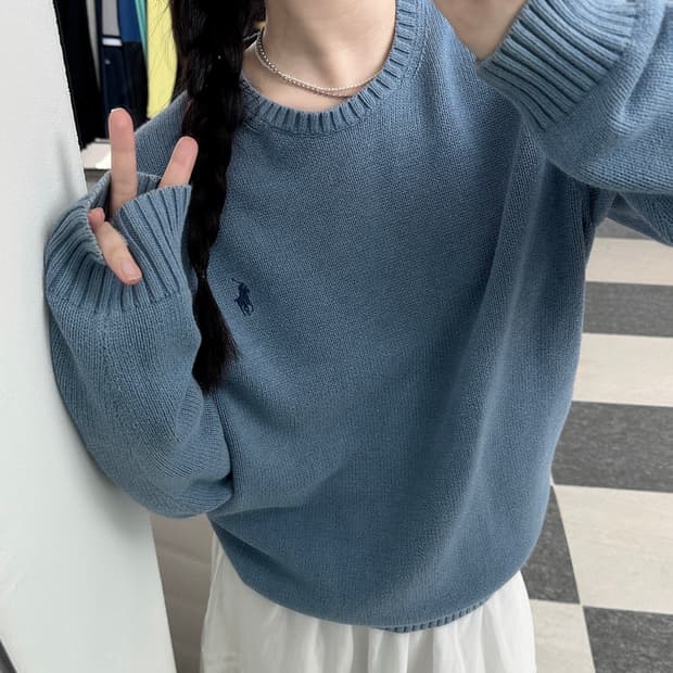 폴로 랄프로렌 스카이 코튼 니트 