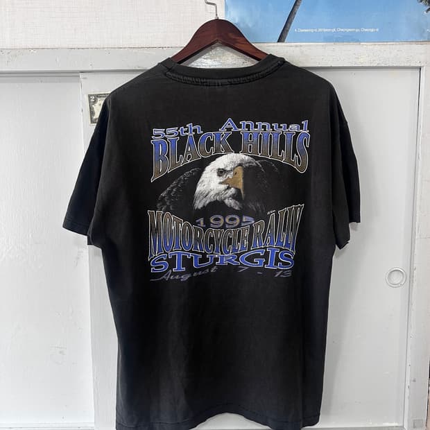 90s usa sturgis black hills tee