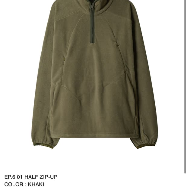 XLIM EP.6 01 Half Zip-up