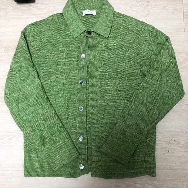 르마드 단추식 니트 가디건 XL, 105 사이즈