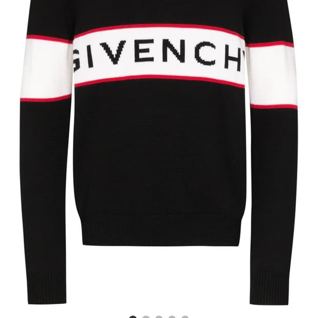 [95] 지방시 인타르시아 로고 니트