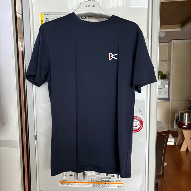 [S] 디스트릭트비전 알로에 숏슬리브 네이비