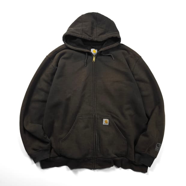 칼하트 오리지널 레인디펜더 써멀 후드 집업 (XXL)