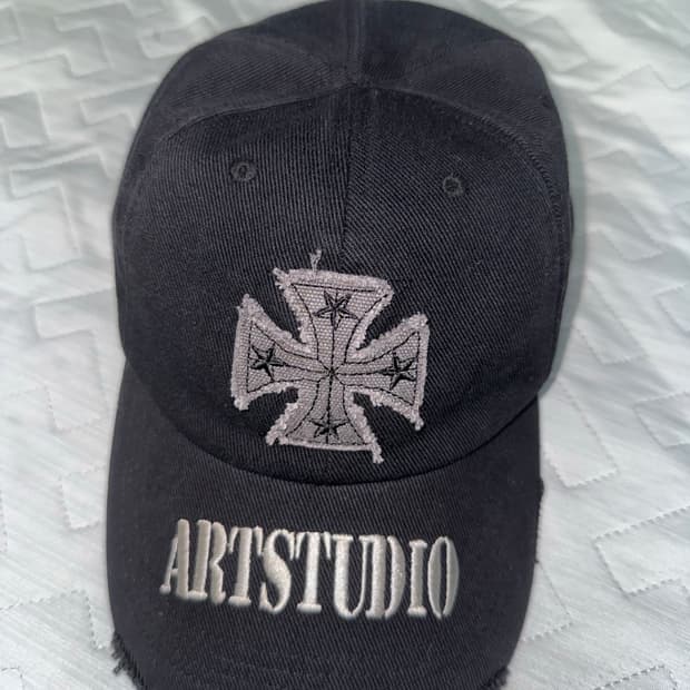 이티씨이 CROSS DESTROYED CAP (BLACK)