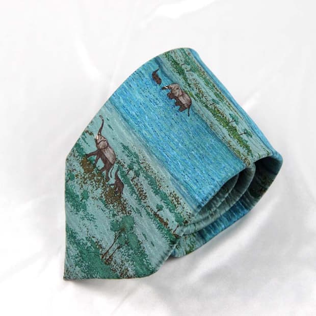 알렉산드로 아라 9.4cm A등급 아트 남자 명품 넥타이