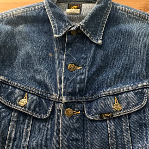 [M] 80‘s Lee Denim Trucker Jacket