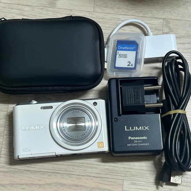 라이카렌즈) 파나소닉 루믹스 sz3 디카 화이트 풀구성