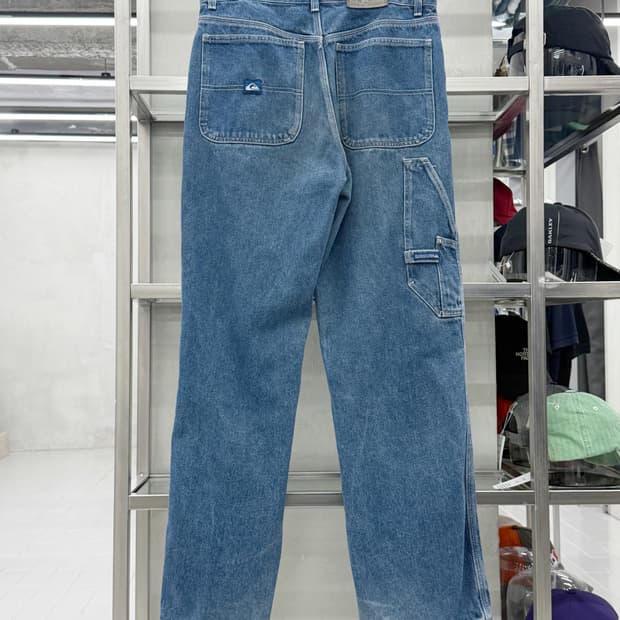 퀵 실버 00s 카펜터 데님 와이드 팬츠