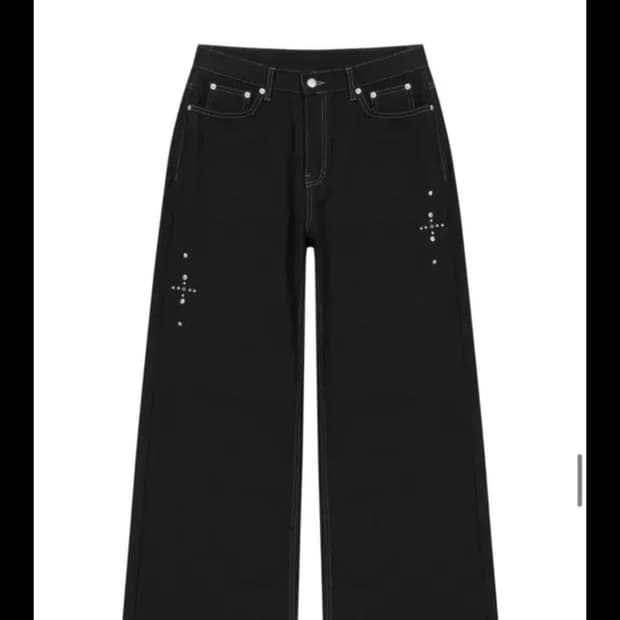 아캄팬츠 판매합니다 사이즈 2 Western Studded Cotton