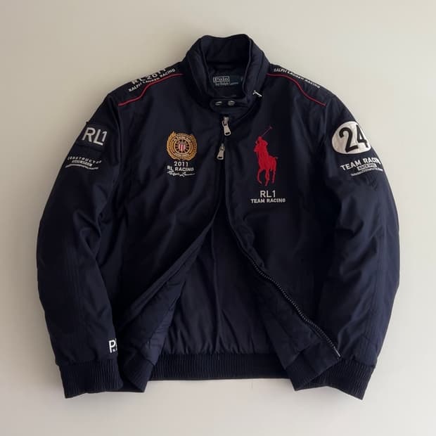 폴로 랄프로렌 레이싱 봄버 자켓 L
