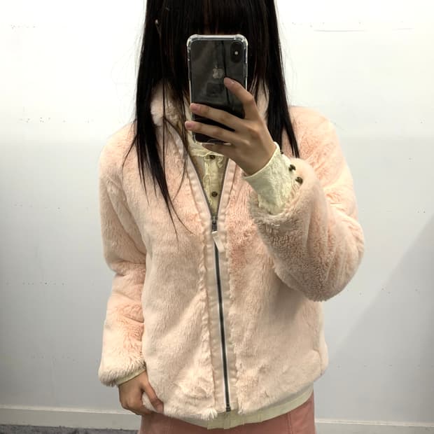 파타고니아 딸기우유 퍼 플리스 