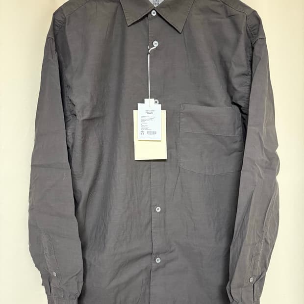 폴리테루 텐코 루즈드 셔츠 2.0 차콜 2 팝니다