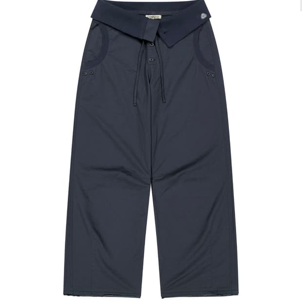 코이세이오 플로우 폴드 팬츠 네이비 1사이즈