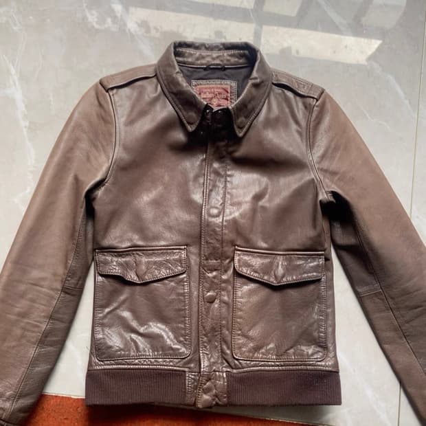 Marlboro 산양가죽 레더자켓