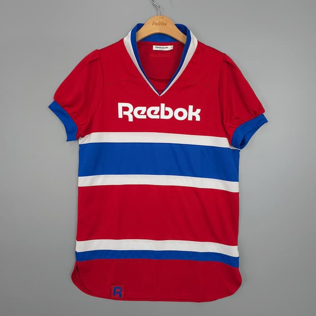 리복 Reebok 클래식 유니언잭 스트라이프 저지티 레드 85 (여성용)