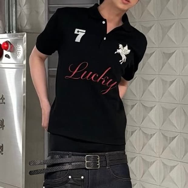 코인서울 x 아잎필럭키 pk 티셔츠 (L)