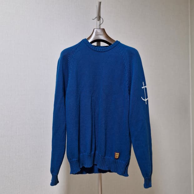 건지울른르 블루(청록끼) 니트 XL