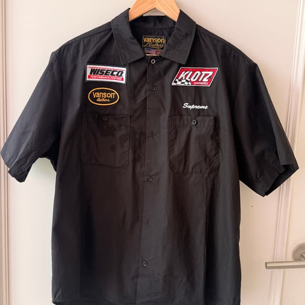 슈프림X밴슨 (Supreme Vanson Leathers) 워크셔츠 